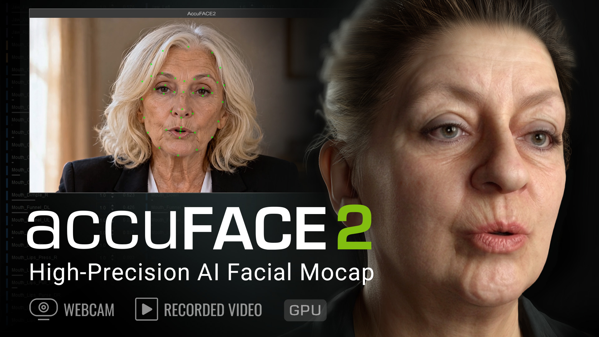 AccuFACE screenshot - Key Image